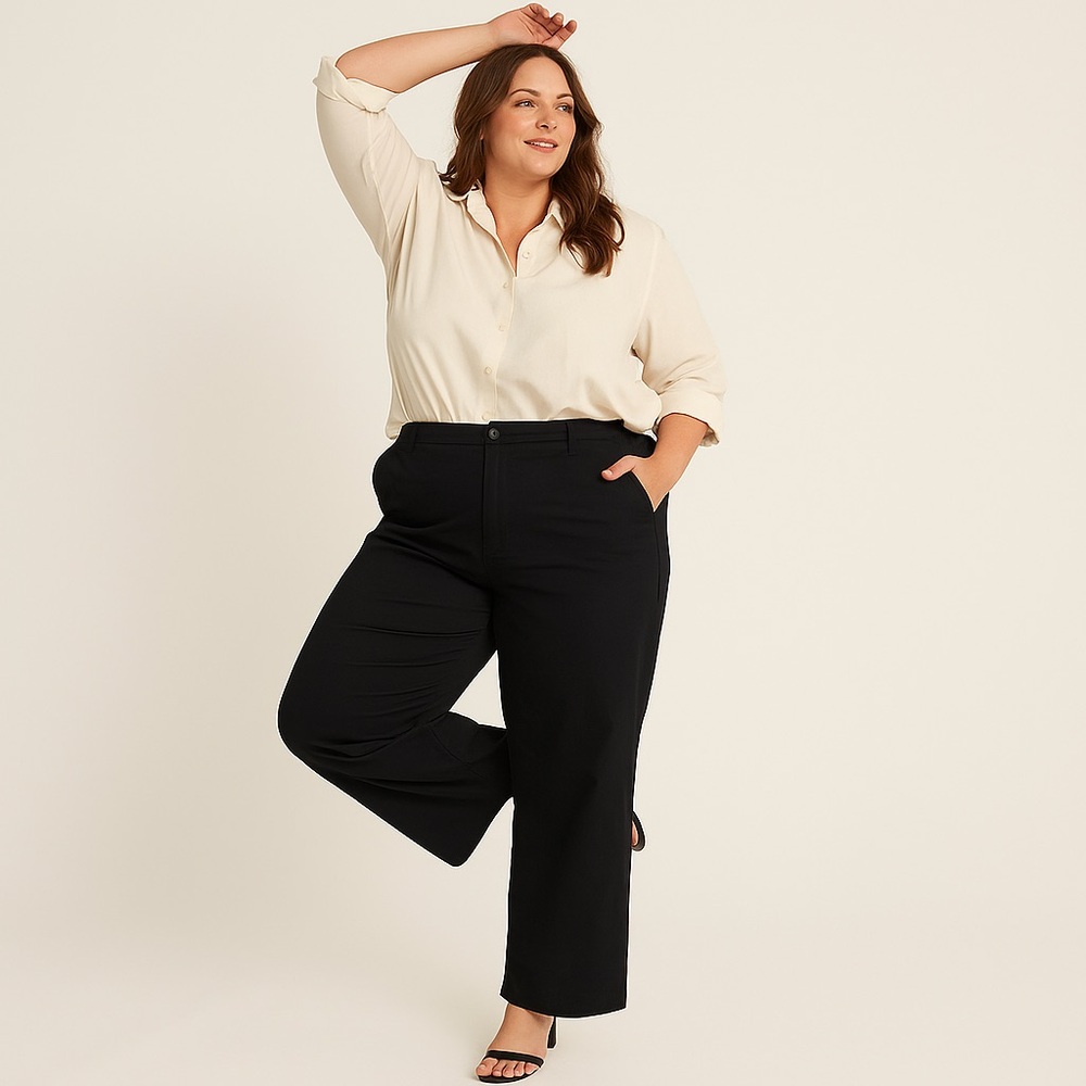 🎄 225. NWT Cotton On Curve Parker Black Straight Leg Pants Sz 20 | Women’s